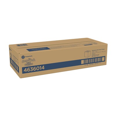 Angel Soft Ultra Professional Series Standard Facial Tissue, 2-Ply, 96 Sheets/Box, 10 Boxes/Pack (4636014)