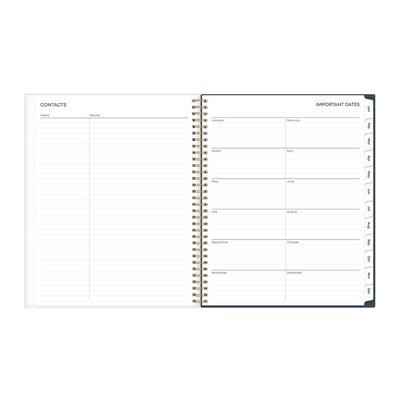 2026 Blue Sky Ashlyn 8.5" x 11" Calendar Year Weekly & Monthly Planner, Plastic Cover, Multicolored (143957-26)