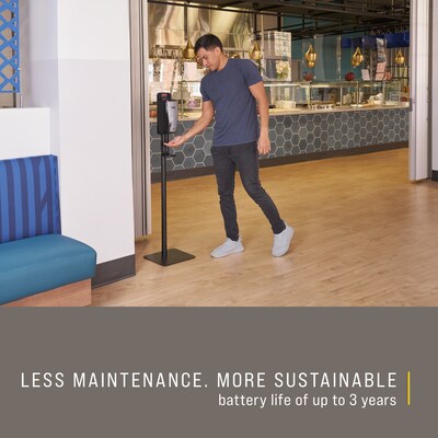 Rubbermaid AutoFoam Automatic Wall Mounted Hand Soap Dispenser, Gray/Silver (FG750411)