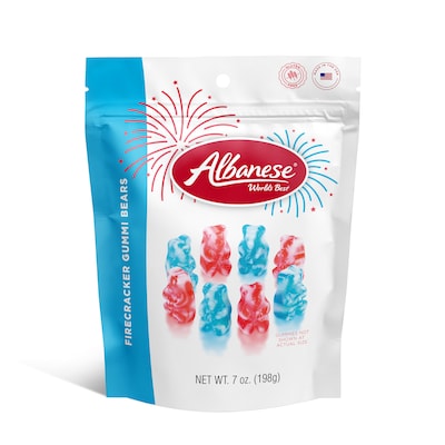 Albanese Firecracker Gummi Bears, Assorted Flavors, 7 oz. (ACG53684)