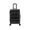 DUKAP SENSE Polycarbonate/ABS Medium Suitcase, Black (DKSEN00M-BLK)