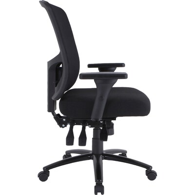 Lorell Big & Tall Mesh Back Office Chair, 350 lb. Capacity, Black (LLR40210)