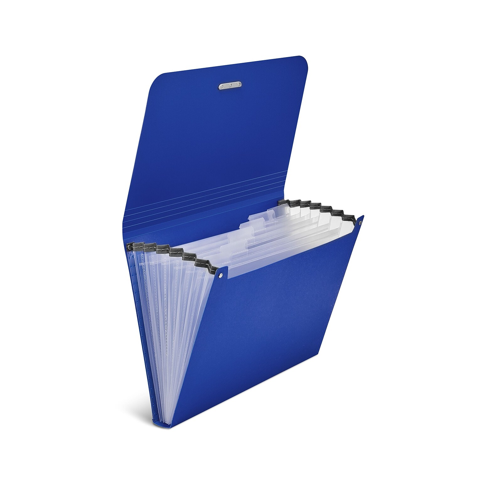 TRU RED Moisture Resistant Reinforced Plastic Filing Accordion File, 7-Pocket, Letter Size, Blue (TR52020)