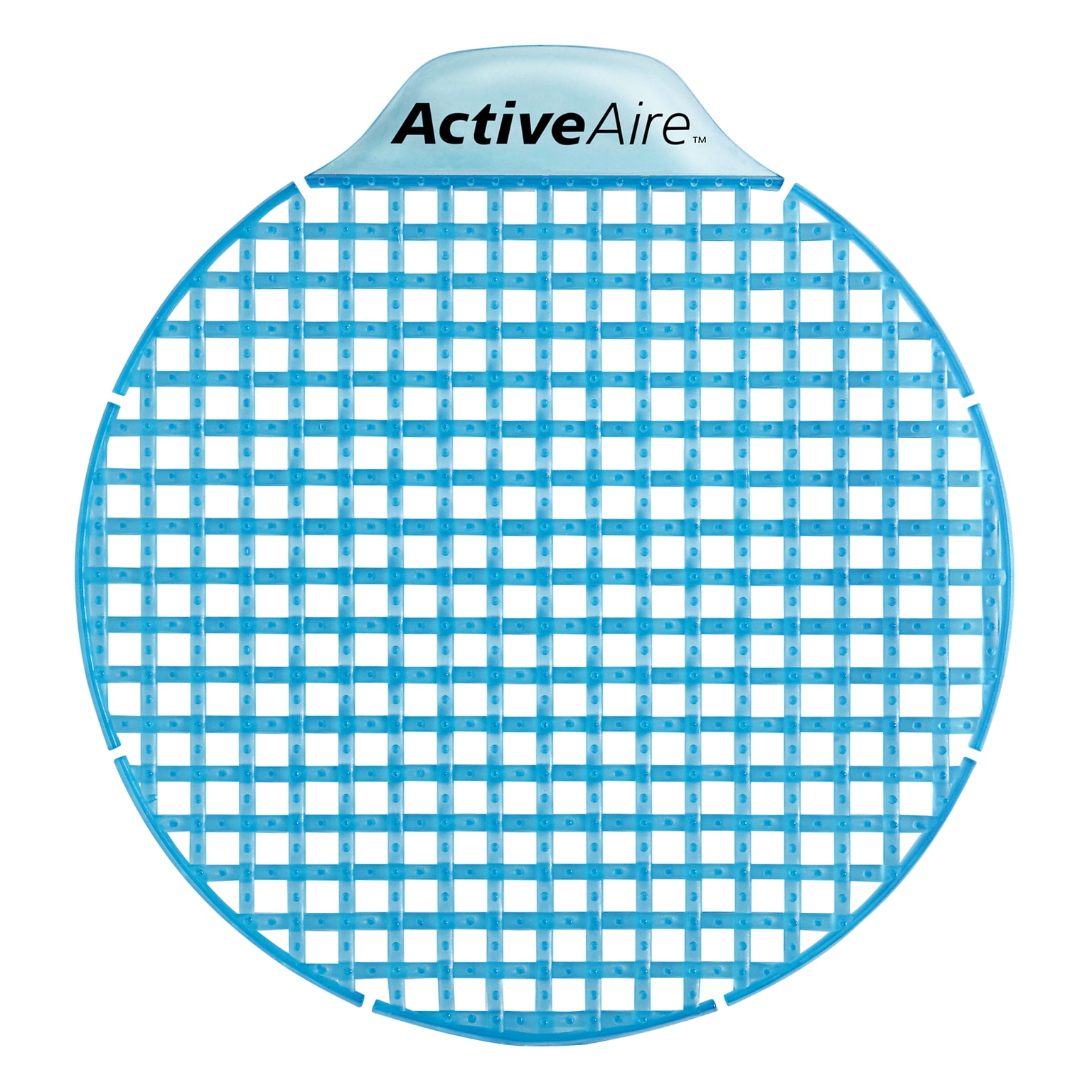 ActiveAire Low Splash Anti-Splash Urinal Screen, Coastal Breeze Scent, Blue, 12/Pack (48260)