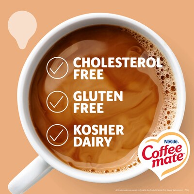 NESTLE COFFEE MATE Coffee Creamer Vanilla Caramel Flavor, Liquid Creamer Singles, 0.375 fl oz, 50 Count.