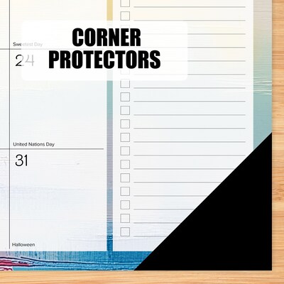 2026-2027 Willow Creek 22" x 17" Academic Weekly & Monthly Desk Pad Calendar, Abstract Art (64702)