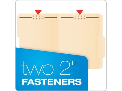 Pendaflex Reinforced Classification Folder, 3/4" Expansion, Letter Size, Manila, 50/Box (24580)