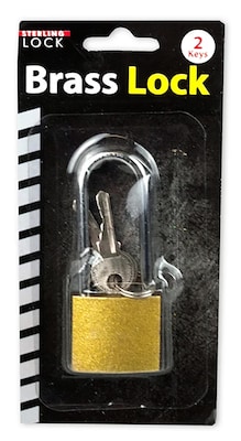 Long Shank Iron Padlock With Keys