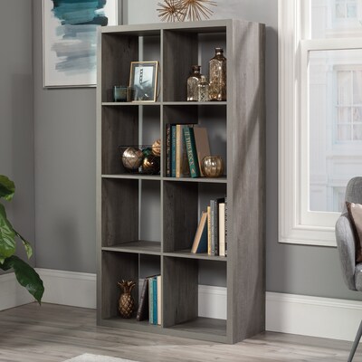 Sauder Select 58H 8-Shelf Cube Organizer, Mystic Oak (431286)