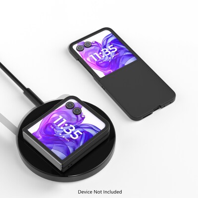 SaharaCase Venture Series Hard-Shell Case for Motorola Razr+ (2024), Scorpion Black (CP00627)