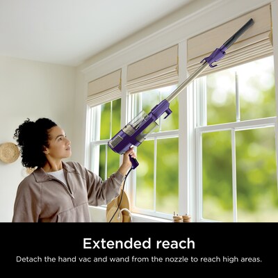 Shark PowerDetect Stick Vacuum, Bagless, Eggplant (HZ4002)
