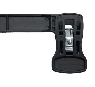 Nahanco 10 Plastic Pinch Grip Skirt/Slack Hanger, Black, 200/Pack (6010B)