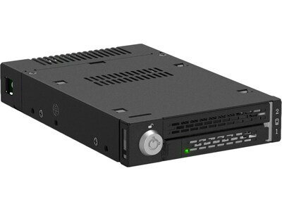 Icy Dock ToughArmor M.2 PCIe 4.0 NVMe SSD Enclosure for External 3.5" Drive Bay, Black (MB833MK-B V2)