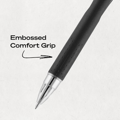 uni-ball Jetstream RT Retractable Ballpoint Pen, Medium Point, 1.0mm, Red Ink, Dozen (73834)