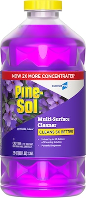 Pine-Sol CloroxPro Multi-Surface Cleaner/Degreaser, Lavender Clean Scent, 80 Fl. Oz. (60608)