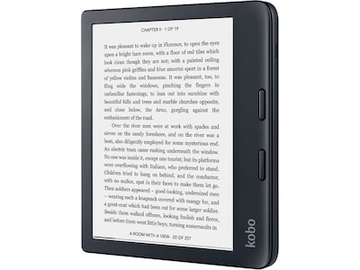 Kobo Libra 2 7" Waterproof E-Reader, 32GB, Black (N418-KU-BK-K-EP)