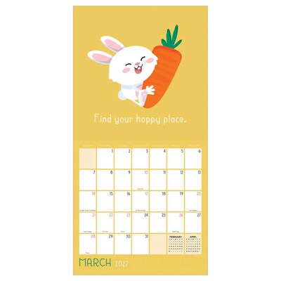 2027 TF Publishing Puns of Fun 12" x 12" Monthly Wall Calendar, Multicolored (27-1117)