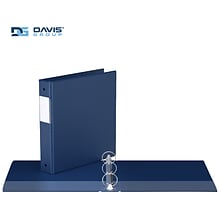 Davis Group Premium Economy 1 1/2 3-Ring Non-View Binders, Royal Blue, 6/Pack (2312-92-06)