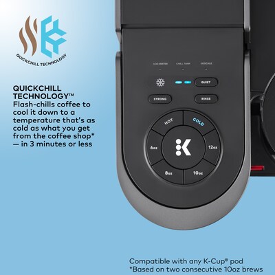 Keurig® K-Brew + Chill Single Serve Coffee Maker, Black (5000380296)