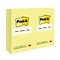 Post-it Notes, 4" x 6", Canary Collection, 100 Sheet/Pad, 12 Pads/Pack (659-YW)