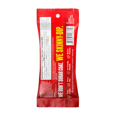 SKINNYDIPPED ALMONDS Lightly Salted Dark Chocolate Peanut Butter Covered Almonds, 1.2 oz., 10/Box  (EDT00838)