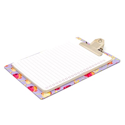 Pukka Pads Blossom Hardboard Clipboard with Pad, Legal Size, Pack 4 (PUK8672BLO)