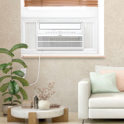 Whirlpool Energy Star 115-Volt 8,000 BTU Window Air Conditioner with Remote Control, White (WHAW-081IN)