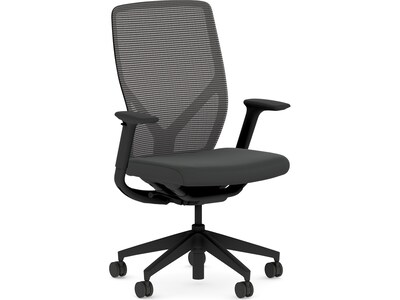 HON Flexion Fabric/Mesh Swivel Task Chair, Black (HFXT1.F0.STC.A.H.IM.UR10.NL.SB.T)