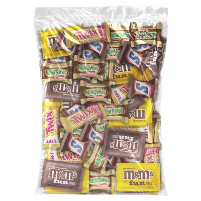 Mars Minis Assorted Milk Chocolate Favorites Variety Bag, 62.6 oz. (220-00016)