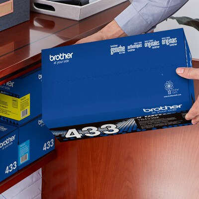 Brother TN433 Black High Yield Toner Cartridge (TN433BK)