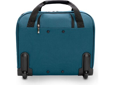 Solo New York Bryant 17.3" Polyester Rolling Laptop Bag, Blue Lagoon (PT138-20)