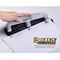 Bostitch EZ Squeeze™ Three-Hole Punch, 12 Sheet Capacity, Silver/Black (2101)