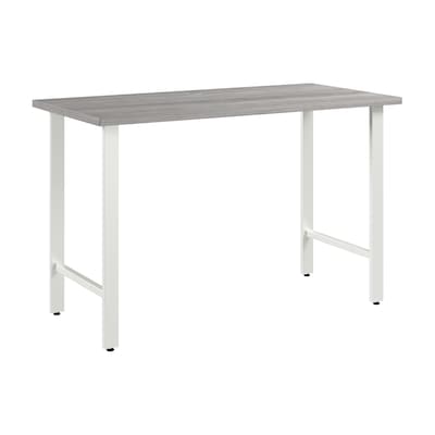 Bush Business Furniture Hustle 48W Computer Desk with Metal Legs, Platinum Gray (HUD148PG)