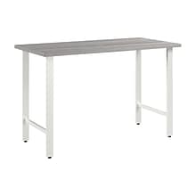 Bush Business Furniture Hustle 48W Computer Desk with Metal Legs, Platinum Gray (HUD148PG)