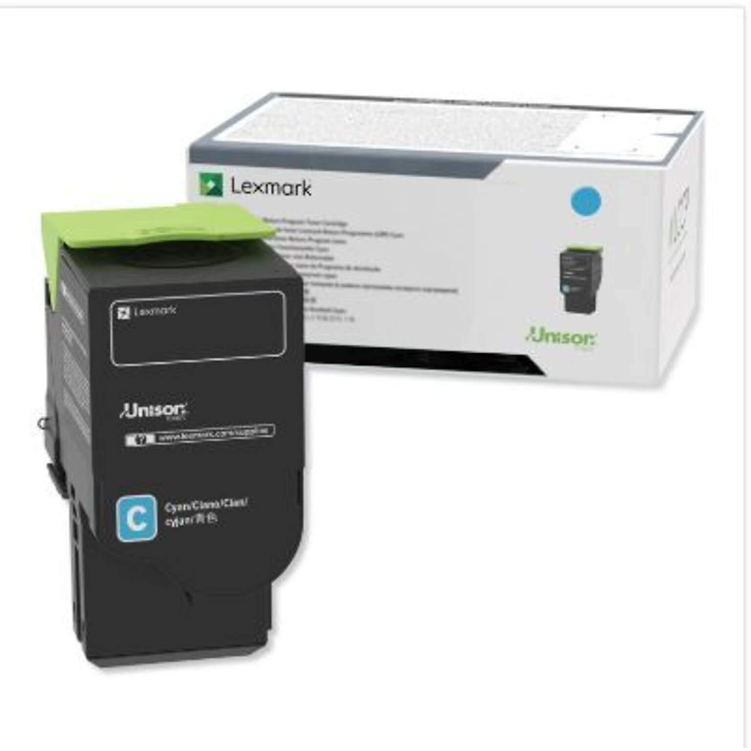 Lexmark 75 Cyan High Yield, Return Program 11.7K Toner Cartridge (75M1XC0)