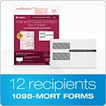 Adams 2023 1098 Mortgage Interest Statement Tax Forms with Self Seal Envelopes, 3-Part, 12/Pack (STA