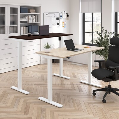 Bush Business Furniture Move 40 Series 48W Electric Adjustable Standing Desk, Natural Elm (M4S4824N