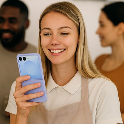 SaharaCase Venture Series Slim Case for Galaxy Z Flip7, Purple Orchid (CP00863)