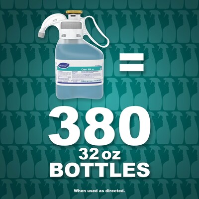 Diversey Crew NA SC Disinfecting Non-Acid Bowl & Bathroom Cleaner, Floral, 47.3 oz. (5019237)