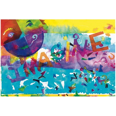 Spectra Deluxe Bleeding Art Tissue, 20" x 30", Canary, 24 Sheets/Pack (P0059022)