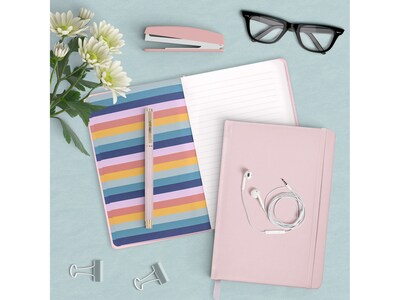 Carpe Diem Ballerina Pink Journal, 5.24" x 8.27", Wide-Ruled, 192 Pages (9370-CD)