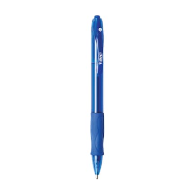 BIC Glide Bold Retractable Ballpoint Pen (formerly BIC Atlantis Velocity Bold), Bold Point, Blue Ink, Dozen (18509/VLGB11BE)