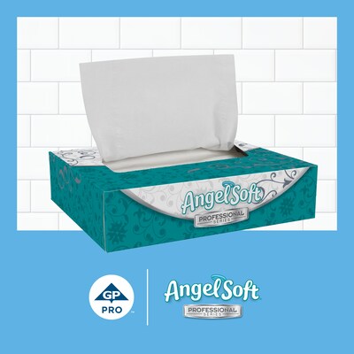 Angel Soft Professional Series Standard Facial Tissue, 2-Ply, 50 Sheets/Box, 60/Carton (48550)