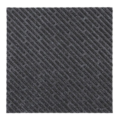 M + A Matting REPP-Tile Commercial Wiper/Scraper Entrance Floor Mat, 19.5 x 19.5, Anthracite (684525050900)