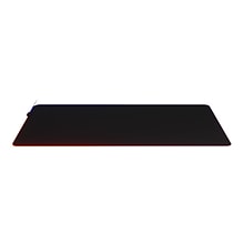 SteelSeries QcK Prism Non-Skid Gaming Illuminated Mouse Pad, Black (63511)