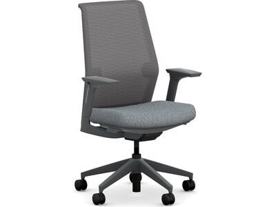 HON Cipher Mesh/Fabric Swivel Task Chair, Basalt/Charcoal (HCFRT.STC.H.S.IC.APX25.TC00.AL.ST.SB.S)