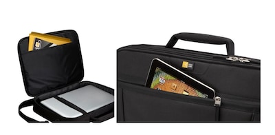 Case Logic 15.6" Polyester Laptop Bag, Black (3201491)