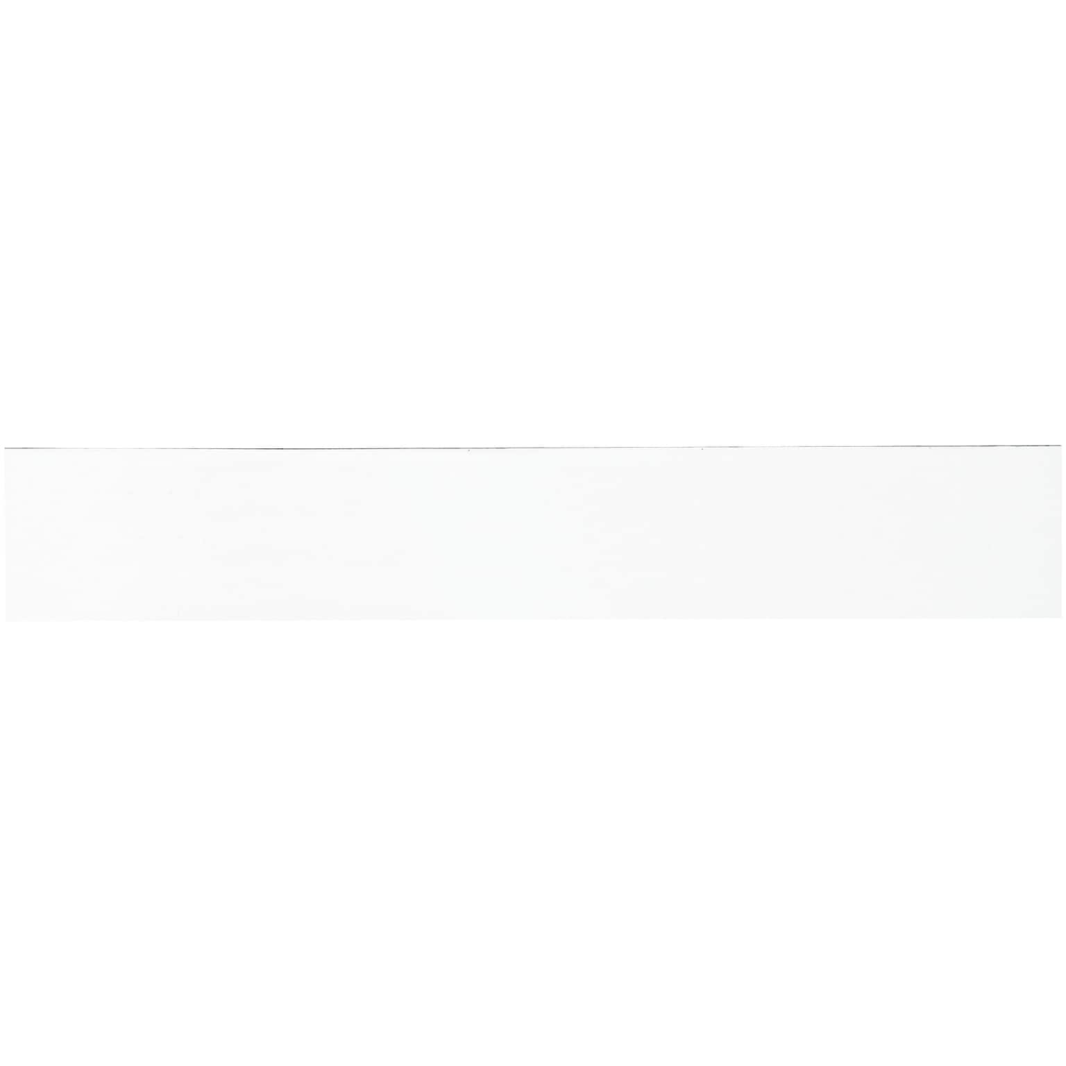 Quill Brand® 2 x 12 Warehouse Label Magnetic Strips, White (LH180)