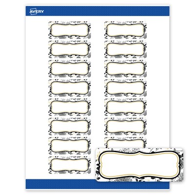 Avery Rectangle Laser/Inkjet Multipurpose Labels, 1 x 2-5/8, White, 160/Pack (19479371035)