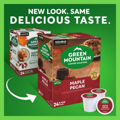 Green Mountain Maple Pecan Coffee Keurig® K-Cup® Pods, Light Roast, 24/Pack (611247376744)